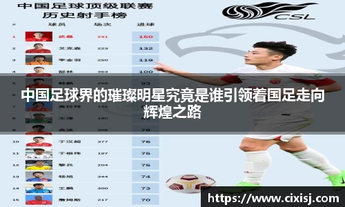 中国足球界的璀璨明星究竟是谁引领着国足走向辉煌之路