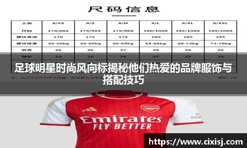 足球明星时尚风向标揭秘他们热爱的品牌服饰与搭配技巧